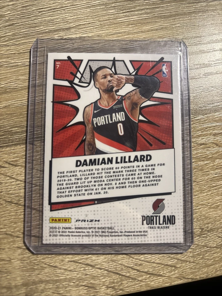 Panini Donruss Optic My House 2020-21! 7 Damian Lillard Holo Foto 2 de 2