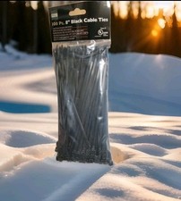 100 Cables Tie 8" Black