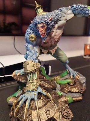 Offizielle LOL 1/7 Arcane: League of Legends Warwick Statue Figur Sammlung Geschenk