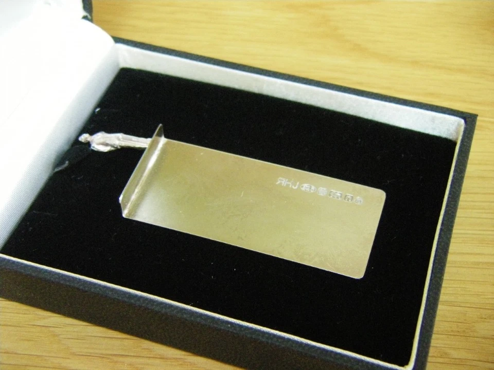 Pair of sterling silver bookmarks, Rebecca J Joselyn designed, His & Hers - Immagine 2 di 4