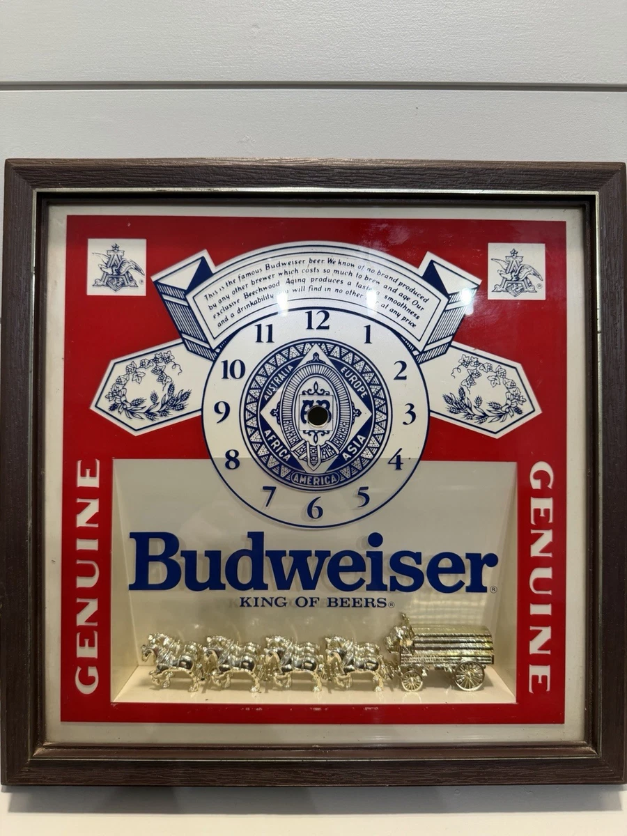 budweiser beer clock products for sale | eBay