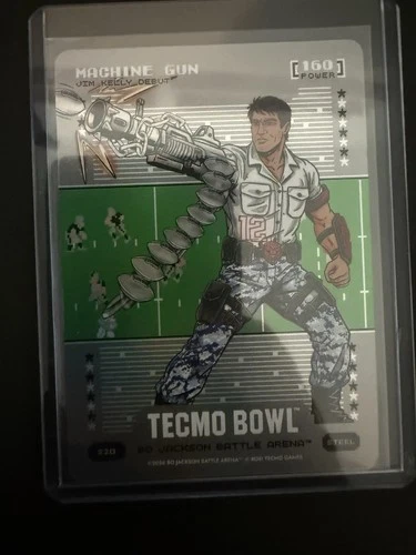 Bo Jackson Battle Arena Tecmo Bowl Machine Gun Jim Kelly Silver BF S20