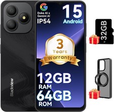 Blackview WAVE 9C Smart Android Phone,4G Sim-Free & Unlocked Mobile Phones, 12GB