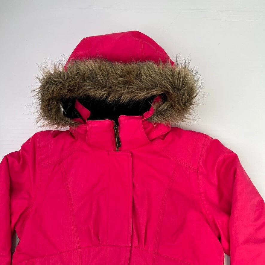 Chaqueta Obermeyer Niña 12 Junior Bombdiggity Rosa Cremallera Completa Capucha Nieve Esquí Núcleo No Foto 2 de 4