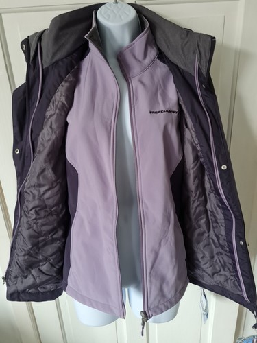 BRAND NEW Purple Free Country 3-in-1 Water Resistant Windproof jacket. Size 8. - Picture 5 of 20