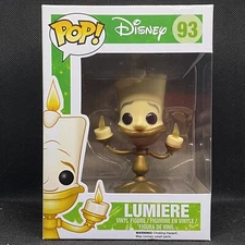 Funko Pop! Disney Beauty & The Beast Lumiere #93 Damaged Box w/ Pop Protector