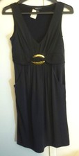  NWT BCX WOMENS SLEEVELESS VNECK LITTLE BLACK DRESS SMALL M44