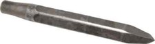 Made in USA 10" OAL, Rivet Cutter Chisel Round Drive, Round Shank, Alloy Steel