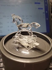 Swarovski Crystal Figurine, Rocking Horse, (183270) 2.7" with box