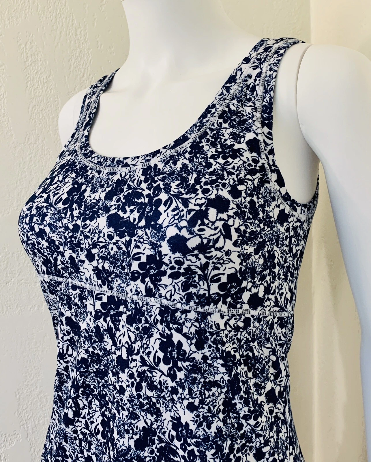 lole mirtillo flowers sleeveless ruched asymmetric 