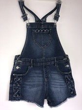 Jordache Juniors Jean Overall Shorts Size XL 14-16