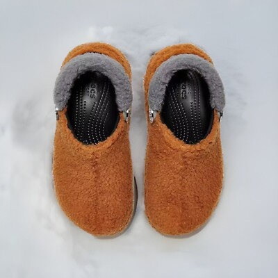 Crocs • Lil NAS X • Mega Crush • Sherpa Platform Clog Shoes  display picture 2