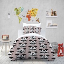 3D Pattern Mickey Mouse Gray Quilt Cover Set Duvet Cover Bedding Pillowcases