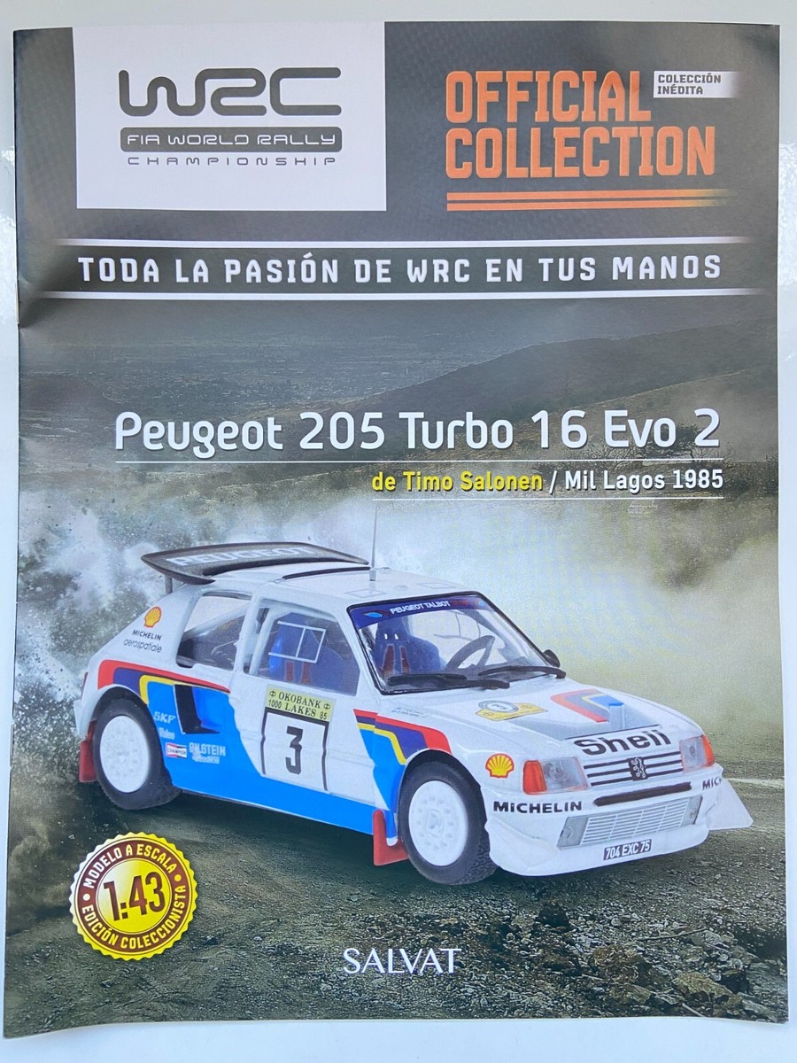 PEUGEOT 205 TURBO 16 1985 SALONEN WRC RALLY CAR (SCALE 1/43) NEW
