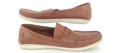 Sandino by Sandro Moscoloni Men\'s Brown Leather Bit Loafers, SZ 13, box 34 Brown Casual Shoes Sandro Moscoloni for Men for sale | eBay main image 2
