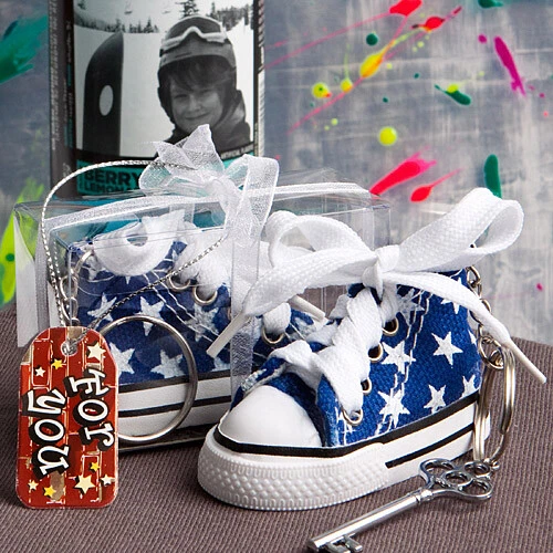 Shoe outlet keychain favors