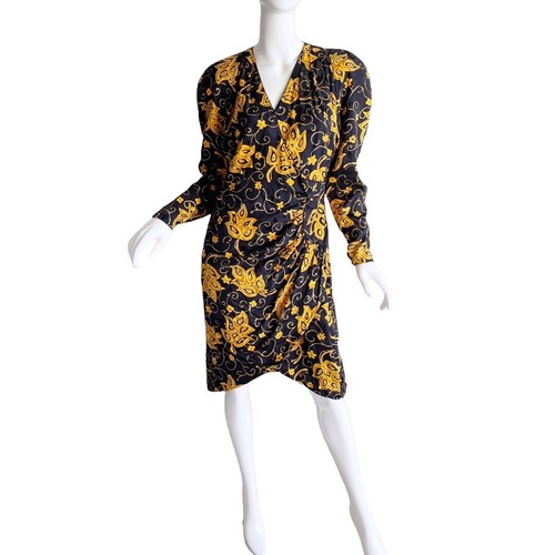 Vintage 90s Butterfly Wrap Dress | eBay