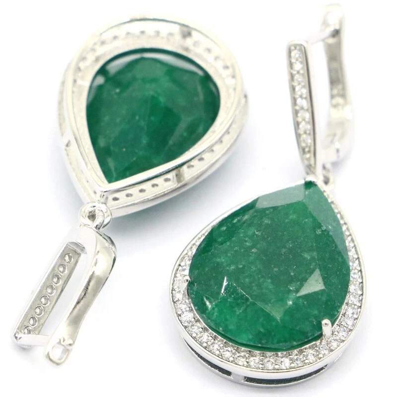 Compre 4 y obtenga 1 gratis colgante de plata circonita cúbica de rubíes rojos reales piedras preciosas grandes Foto 3 de 4