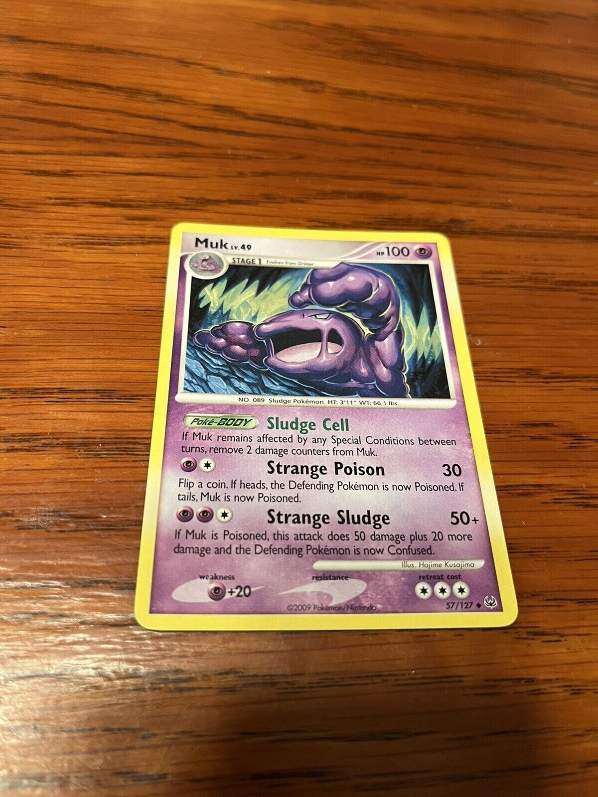 Pokemon Card TCG - Platinum - Muk 57/127 Uncommon