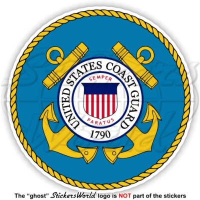 US COAST GUARD Seal USCG United States Armed Forces USA America 90mm Aufkleber