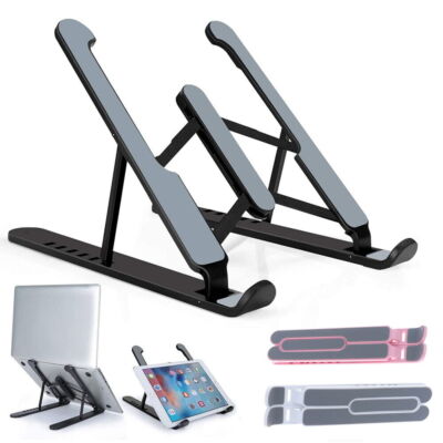 UK Universal faltbarer Laptopständer tragbarer faltbarer Halter verstellbare Halterung
