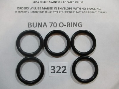 322 O-ring 1-1/4'' ID x 1-5/8'' OD x 3/16'' thick. Buna-70.  Quan 5
