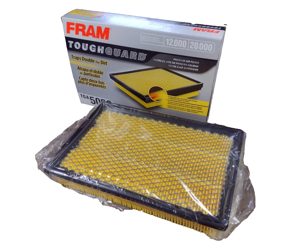 FRAM-Nuevo-Filtro de aire premium resistente-Protección de 12.000 millas-TGA5056 Foto 2 de 3