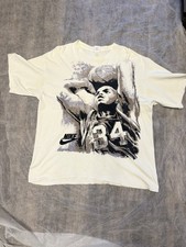 NIKE Charles Barkley #34 t-shirt -L- vtg 90s usa made single stitch gray box tag