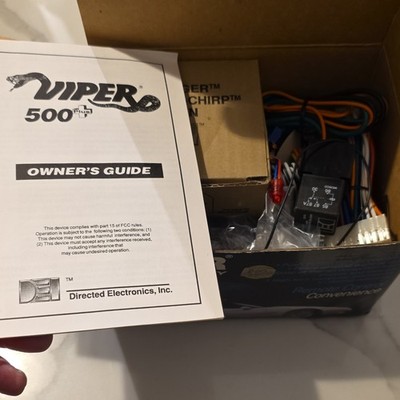 Viper 500 Plus Car Alarm Remote Start Keyless Entry Trunk Release