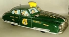 Original 1940's Marx Wind Up Dick Tracey No. 1 Police Dept Squad Car Tin Toy Car