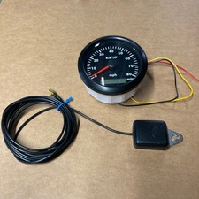 80MPH GPS Speedometer Gauge Odometer 85mm with 7 Adjustable colors 0-80 MPH