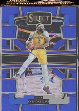 2023-24 Panini Select #20 Anthony Davis Silver Prizms
