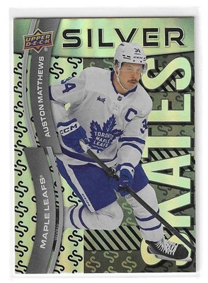 2024-25 Upper Deck Extended Series - Silver Skates #SS-37 Auston Matthews