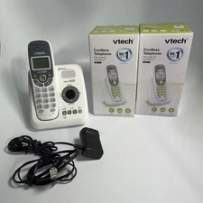 VTech CS6124 Cordless Phone DECT 6.0 Digital Answering Machine + 2 CS6114 Phones