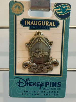 NEW DISNEY CRUISE LINE DCL TREASURE SHIP BOW INAUGRAL PIN