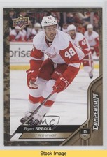 2016-17 Upper Deck Compendium Gold Ryan Sproul #674 READ 0c3