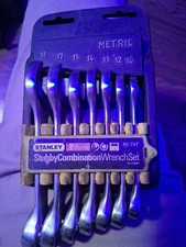  Stanley - Stubby Wrenches - 7 Different Mm Sizes - 10 12 13 14 15 17 18