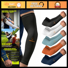 UV Protection Arm Sleeves for Men  Women - Cooling Compression Tattoo Cover Up