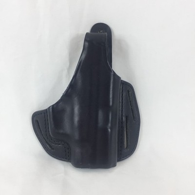 Blackhawk CQC Holsters Size 16 Spring XD Sub Black Leather Pancake Belt Holster