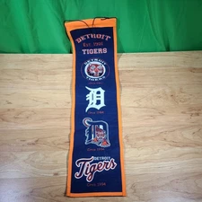 Detroit Tigers MLB Winning Streak Embroidered Heritage Banner!