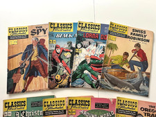 Classics Illustrated Magazine: (8 Issues) - No.27, 31, 32, 42, 53, 64, 69, 72  