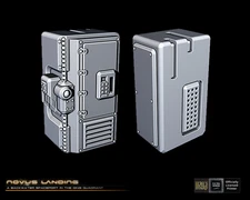 Lockbox (Safe) - Science Fiction Space Theme - 28mm/32mm - Novus Landing - EC3D