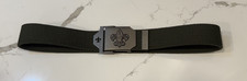 Boy Scouts America BSA Adjustable Green Web Belt with Metal Buckle Size 28"