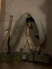 US Military ALICE-Style Webbing System, Belt + Suspenders