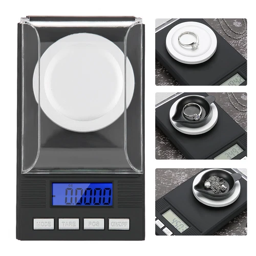 50g /0.001g Digital Pocket Scale Jewelry Gold Powder Weigh Scales Balance LED AU - Picture 7 of 12