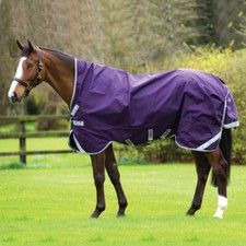Horseware Rambo Wug Turnout Lite 0g - Dark Purple - Special High Neck Cut