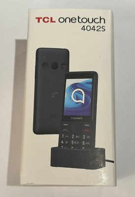 TCL OneTouch 4042S 4G (dual-Sim) NEU Dark Night Grey Tastenhandy 128MB  / 2,8''