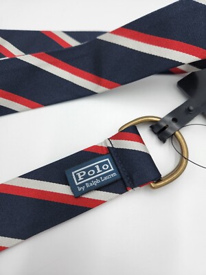 Polo Ralph Lauren Navy Stripe 2012 Paralympic Double-D Ring  display picture 2