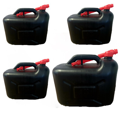 4x Kanister 20L Kunststoff Benzinkanister Dieselkanister Kraftstoffkanister 1003