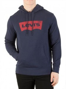 New With Tags Mens Levis Jeans Fleece Logo Athletic Hoodie Hooded Sweatshirt - Click1Get2 Offers